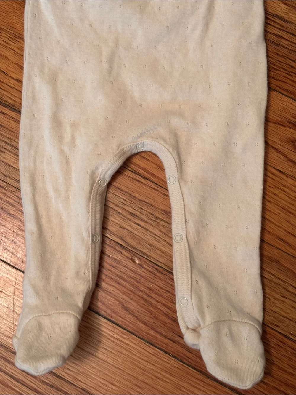 Bebe Organic Natural Wrap Overall Footie